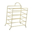 thumbnail image 4 of Estantes de encimera de múltiples capas, organizador de mesa de cocina, estante de encimera de cocina, estante de almacenamiento de vajilla para fiest Oro, 4 of 8