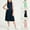 Navy, variant on ATOGUTA Summer Girls Dresses Kids Sleeveless Party Birthday Prom Formal Fancy Midi Dress Size 8-13, Green