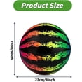 thumbnail image 2 of Pelota inflable de sandía de PVC de 20,4 cm - para piscinas - interactiva - para playas, verano, fiestas al aire libre (color), 2 of 5
