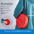 thumbnail image 4 of Taburete plegable arcoíris conveniente para exteriores, silla de embarque retráctil, banco ajustable para hacer cola de viaje, taburete de pesca, 4 of 6