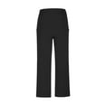 thumbnail image 6 of PMVFHDE Women High Waist Straight Leg Yoga Pants For Women Athletic Workout Crop Leggings 21 Inch Black，L, 6 of 6
