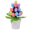 thumbnail image 2 of Oeuf de Pâques en Pot Décoration de Table Fête Simulation Oeuf Ressuscité Oeuf Tacheté Pot de Fleurs Décoration de Jardin Automne Fleurs Artificielles Extérieur Suspendu, 2 of 8