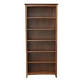 thumbnail image 4 of Bowery Hill Solid Wood Shaker Styled Bookcase - 72"H in Espresso, 4 of 7