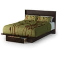 thumbnail image 2 of South Shore Full/Queen Holland Platform Bed with Drawer, Chocolate, 2 of 6