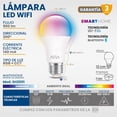 thumbnail image 5 of Foco Wifi 10w Smarthome Multicolor A19 100-240V Rgb Avia Avia SH2001, 5 of 5