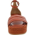 thumbnail image 3 of Sarto Franco Sarto Womens Via Leather Espadrille Flatform Sandals, 3 of 3