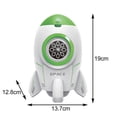 thumbnail image 4 of Máquina de burbujas automática con más de 3000 burbujas por minuto, ideal para fiestas y juegos. Verde, 4 of 8