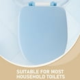 thumbnail image 6 of PBPBOX Toilet Seat Cushion Cover Sky Blue Foam 1Pcs Anti Yellowing U Shaped Household Replacement, 6 of 6