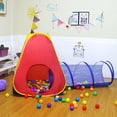 thumbnail image 2 of Princess Castle Play Tent Activity Game Play House Ball Pool Playhouse Beach Tent Baby playing Toy Gift For Children heqiyong LED, 2 of 2