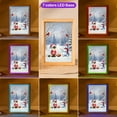 thumbnail image 3 of Hello Winter Siamese Football Snowman Welcome Snowy Morning Acrylic Plaque with Wood Photo Frame Box Cat Lover Kitten Owner Gifts Light Box - 01012, 3 of 5