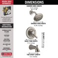thumbnail image 3 of T17438-SS LAHARA TUB & SHWR TRIM 17S SS, 3 of 5