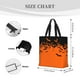 thumbnail image 3 of Fotbe Halloween With Black Bats Bolsa Tote con Estampado para Mujer, Bolsos con Cremallera, Bolsa de Hombro Casual de Gran Capacidad con Bolsillos Internos, 3 of 7