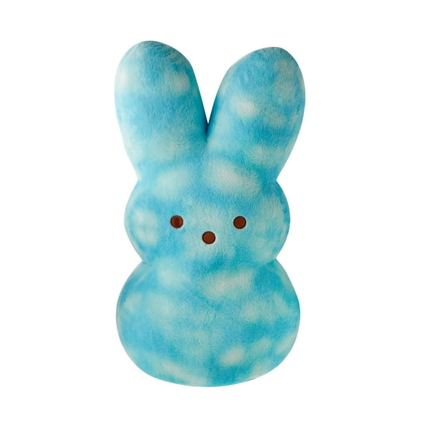 Peeps de peluche y juguetes de conejo de Pascua de animal de peluche 30cm, Conejos de Pascua decorativos, juguetes para rellenar cestas de Pascua muñecas. Sky Azul #17
