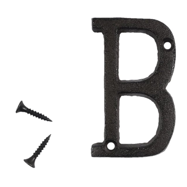 ¡Liquidación TEVEQ! Colgantes, decoraciones de hierro forjado, números de casa creativos de bricolaje, letras de metal de hierro fundido.