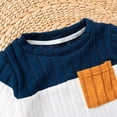 thumbnail image 6 of Baby Boy Clothes Toddler Boys Summer Outfits Elastic Waist Shorts and Patchwork T-Shirts Clothing Sets, 6 of 6