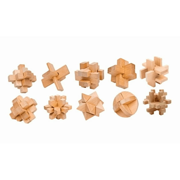 Hot!Wooden Brain Teaser Puzzles Small 3D Wooden Puzzles Wood Block Puzzle Logic Box Lock Mind IQ Test Removing Assembling