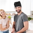 thumbnail image 4 of unbranded 6Ud Gorras Cocina Unisex Con Pañuelo Y De Secado Multicolor, 4 of 6