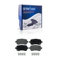 thumbnail image 6 of Detroit Axle - Brake Kit for 04-07 Ford Freestar Mercury Monterey Brake Rotors Ceramic Brakes Pads 2004 2005 2006 2007 Replacement: 13.59" Front and 12.44" Rear Rotors, 6 of 8