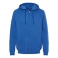 thumbnail image 1 of M&O 3331 Unisex Zipper Fleece Hoodie, 1 of 2