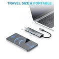 thumbnail image 3 of Hub USB C AorZ Plata 5 en 1 con HDMI 4K y 3 Puertos USB 3.0 para MacBook y Otros Dispositivos, 3 of 8