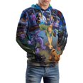 thumbnail image 6 of Scooby Doo Unisex Adult Sweatshirt Novelty Hoodie 3D Print Casual Sweater Jacket Pullover Hoodie Fall Winter Clothes 3XL, 6 of 8