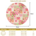thumbnail image 3 of Pioneer Flower Floral Print Pattern Round Tablecloth 60 X 60 Inch, Wrinkle Resistant Wipeable Table Cloth for Kitchen Dining Picnic Patio Party, 3 of 6