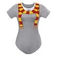 thumbnail image 5 of Littleforbig Cotton Romper Onesie Pajamas Bodysuit - Wizard School Winter Onesie Red L, 5 of 7