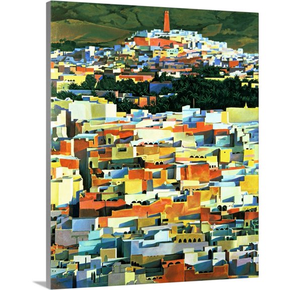 Great BIG Canvas | Robert Tyndall Premium Thick-Wrap Canvas entitled North African Townscape
