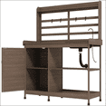 thumbnail image 5 of Olurrisa Potting Bench,Wooden Potting Bench with Storage, Sink, Water Tap, 5 of 6