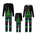 thumbnail image 6 of Uaswgudfs Christmas Family Matching Pajamas Dad’s Set, Christmas Tree Knit Print Long Sleeve Crew Neck Top + Dual Pocket Pants, Festive Holiday Sleepwear for Dad – Walmart Bestseller, 6 of 9