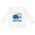 thumbnail image 2 of Inktastic Whale Little Brother Toddler Sweatshirt, 2 of 4