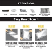 Black, Rust-Oleum RockSolid High Gloss Polycuramine Garage Floor Coating Kit-60003, 76 oz