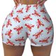 thumbnail image 2 of Fotbe Cartoon Lobsters 1 Shorts Sin Costuras – Shorts Deportivos de Cintura Alta para Mujer, Elásticos para Gimnasio, Yoga, Running o Ciclismo-Small, 2 of 8