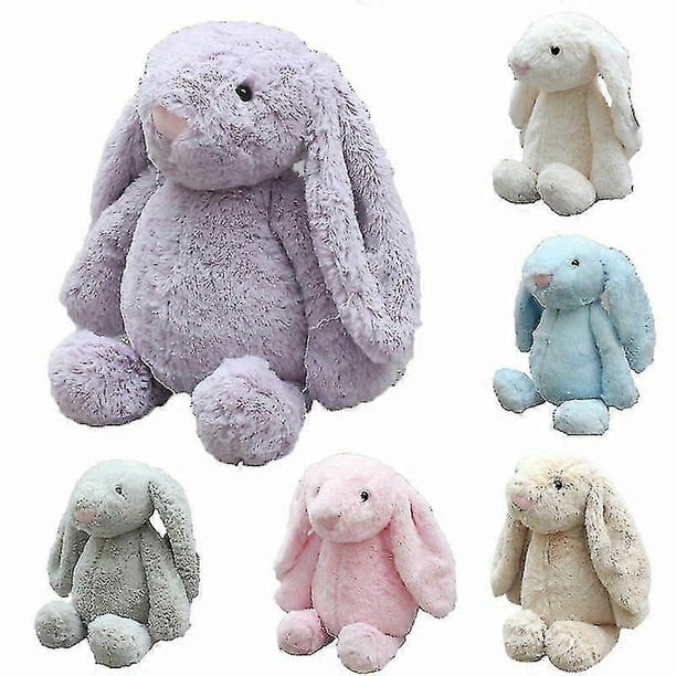 Conejito de peluche suave, juguete de conejo, animal de peluche para niños, regalo de Pascua, muñeco colgante