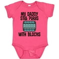 thumbnail image 3 of Inktastic Auto Mechanic Daddy Still Plays with Blocks Boys or Girls Baby Bodysuit, 3 of 5