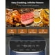 thumbnail image 2 of Freidora de aire Nuwave Brio Plus de 8 cuartos, nueva y mejorada, SIN PFAS, 7 funciones digitales de cocción con un solo toque que FREÍR AL AIRE, HORNEAR, ASAR, DESHIDRATAR, TOSTAR, RECALENTAR, PRECAL, 2 of 5