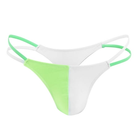 Lingerie for Women Mens Simple Personality Fashion Casual Sexy Mini Thong Underwear T Pants Nylon Spandex Skin Friendly Ventilation Women s Lingerie Sleep Lounge