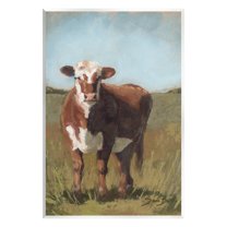 Cattle Vast Countryside Field Animals & Insects Painting Unframed Art Print Wall Art