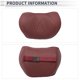 thumbnail image 4 of Almohada para reposacabezas de automóvil Unique Bargains, soporte para cuello ergonómico y cómodo, cuero Nappa, espuma de memoria, ancho ajustable, rojo, 1 pieza para conducción y viajes, 4 of 7