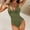 Army Green swimsuit for women, variant on Bathing Suit for Women Wycnly Womens One-Piece Swimsuit Swimsuit for Women Summer Slim Fit Modest Swimwear with Chest Pad Ladies Girls Solid Sports Athletic Swimsuit