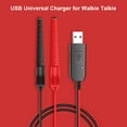 thumbnail image 3 of Clip de conector para cargador de fuente de alimentación Walkie Talkie 5V 2A 500mA batería, 3 of 7