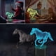 thumbnail image 4 of Luces de noche de caballo, lámpara de ilusión de caballo 3D con control remoto de 16 colores/función de atenuación/temporizador, regalos de cumpleaños para mujeres, niños, bebés y niñas oso de fresa Electrónica, 4 of 5