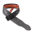 thumbnail image 3 of Walker & Williams G-48 Chestnut Brown Guitar Strap with Padded Glove Leather Back, 3 of 5