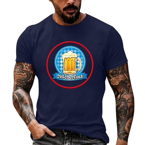 Oktoberfest Shirt Men Prost Oktoberfest Party Tshirt Funny German Beer Lover Tee Top
