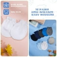 thumbnail image 6 of bangyoudaoo 16 Pairs Baby Cotton Mittens No Scratch Gloves Unisex Mittens for baby Boys Girls 0-6 Months, 6 of 6