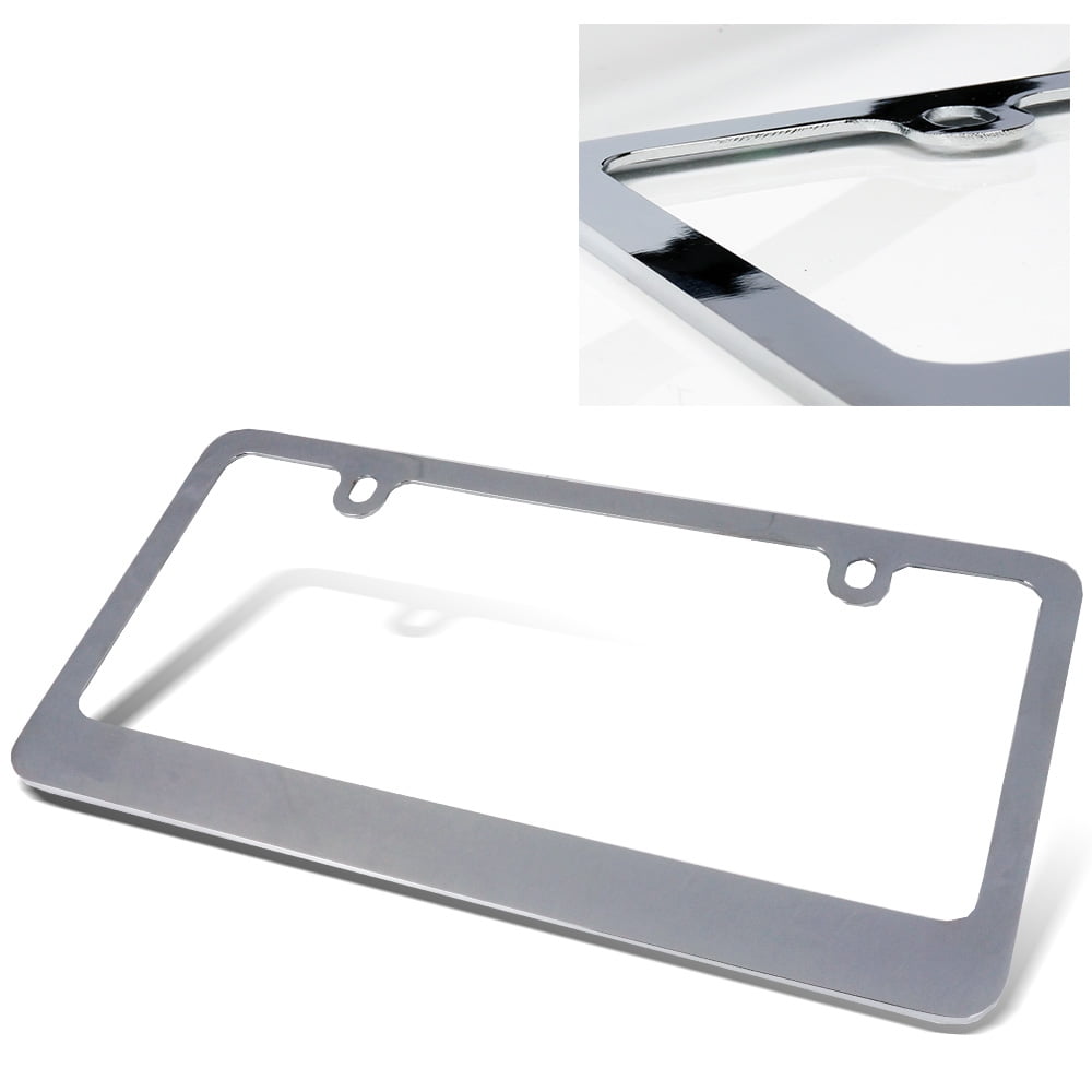 1PC ModifyStreet® Heavy Duty 223gram Stainless Steel License Plate