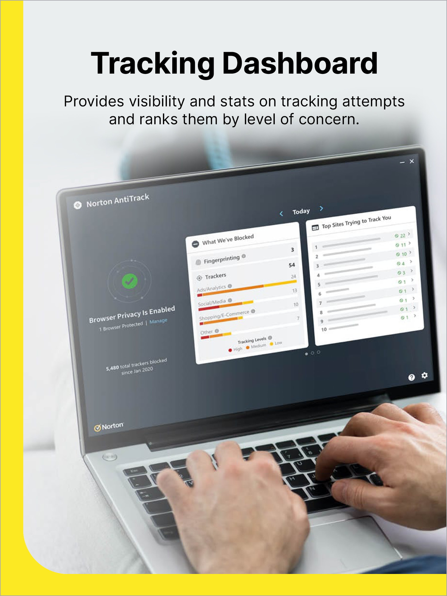 Norton AntiTrack for 1 Device, 1 Year Subscription, PC/Mac/iOS [Digital Download]