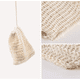 thumbnail image 3 of 3 bolsas exfoliantes de jabón de algodón y lino, bolsa de almacenamiento de jabón bucal, red espumosa, bolsa hecha a mano para ducha y baño., 3 of 5