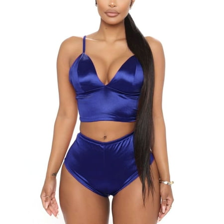

YiLvUst Lingerie Set for Women Adjustable Spaghetti Strap Bra and Panty Set Two Piece Babydoll Underwear