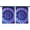 Blue Purple Tie, variant on Blackout Kids Curtains,Blue Purple Tie Dye Mandala Pattern Childrens Insulated Curtains Set Of 2,Bedroom Essentials,Toddler Room Decor 42"x54"
